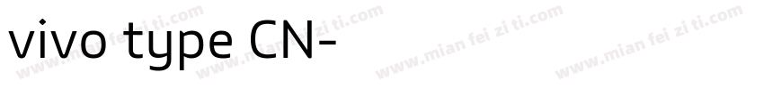 vivo type CN字体转换